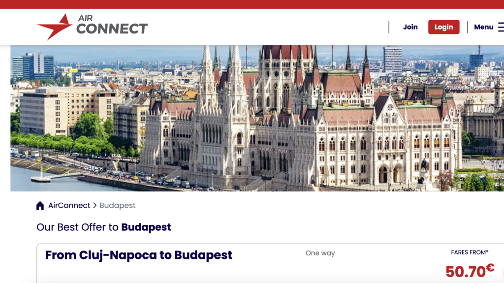 Kolozsv R Budapest S Bukarest Budapest J Ratot Ind T Az Airconnect