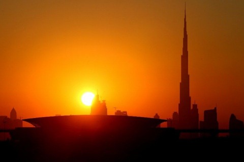 Burj Kalifa-naplemente (Burj Kalifa, naplemente)