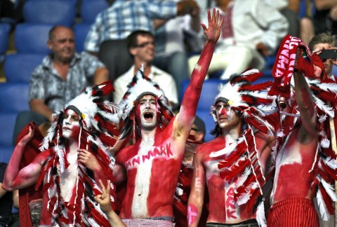 dán szurkolók (dán szurkolók, dánia, foci eb 2012)
