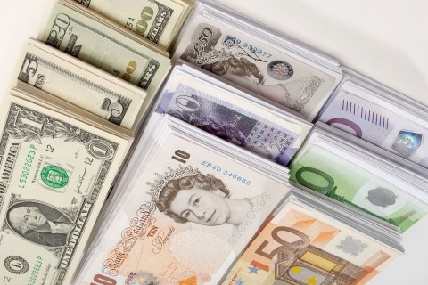 dollár-euro-font (dollár, euró. font)