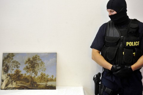 lopott-festmény (ingyenes, festmény, ismeretlen németalföldi festőtől)