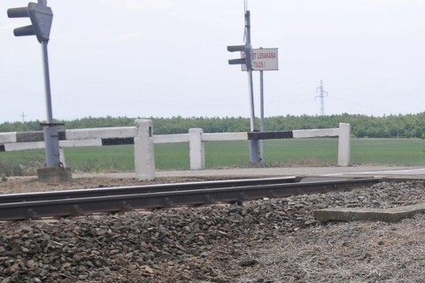 vasúti-átjáró (ingyenes, vágott, vasúti átjáró, sín)