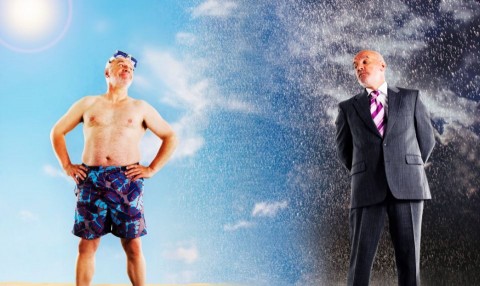 derűre-ború (eső, napsütés)