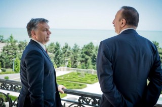 Ilham Aliyev és Orbán Viktor Bakuban (azerbajdzsán, ilham aliyev, orbán viktor, )