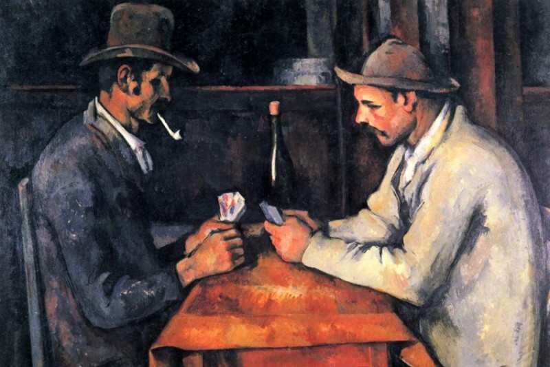 cezanne-kártyázók (cezanne  kártyázók című műve)