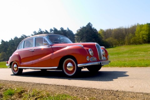 veteránautó (oldtimer, bmw 501)