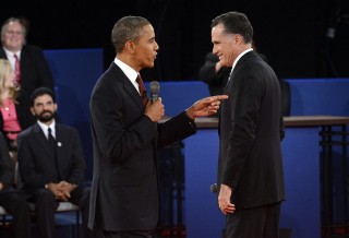 Obama és Romney (barack obama, mitt romney, )