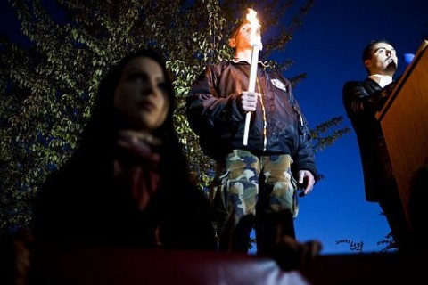 Tüntetés Miskolcon (Miskolc, Avas, Vona Gábor, Jobbik)