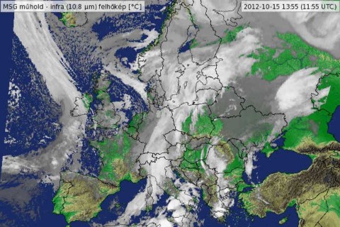 időjárás-műholdkép (időjárás, )