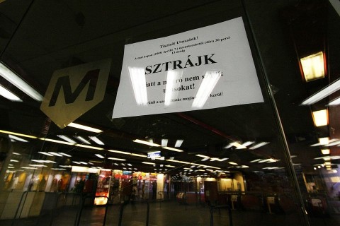 BKV sztrájk (BKV, sztrájk, metró)