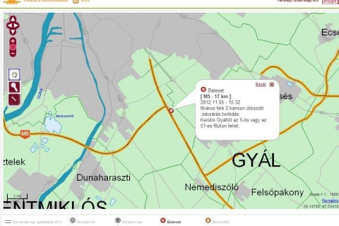 térkép-baleset-m5 (térkép, m5 baleset)