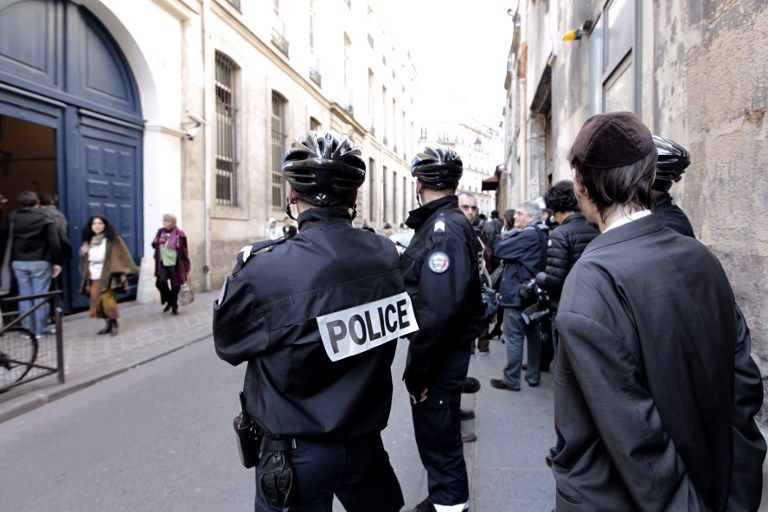Francia rendőrök (franciaország, rendőrök, )