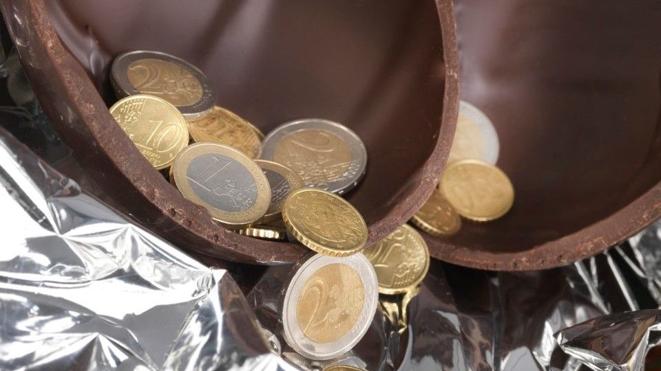 euró-meglepetés (csokitojás, euró, )
