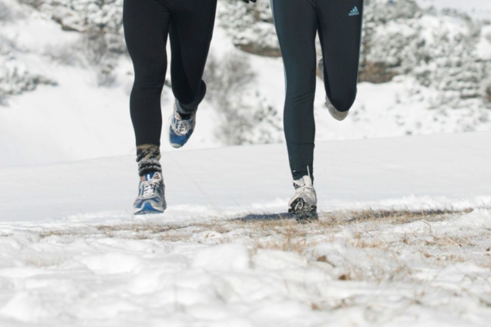 futás télen (futás hóban)