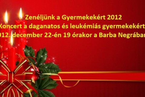 zenéljünk a gyermekekért (koncert a daganatos gyermekekért)