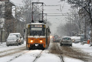 havazás Budapesten (havazás, budapest, villamos)