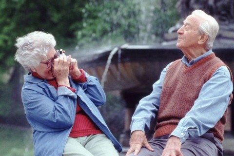 idősek (idős pár, )