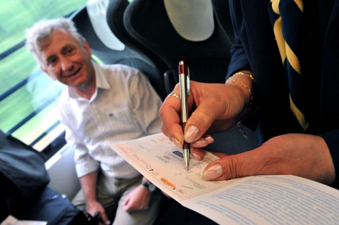 kalauz (kalauz, vonat, helyjegy, vonatjegy, )