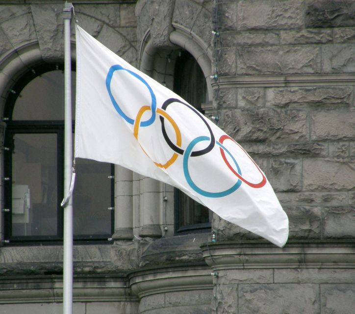 olimpiai zászló (olimpiai zászló, )