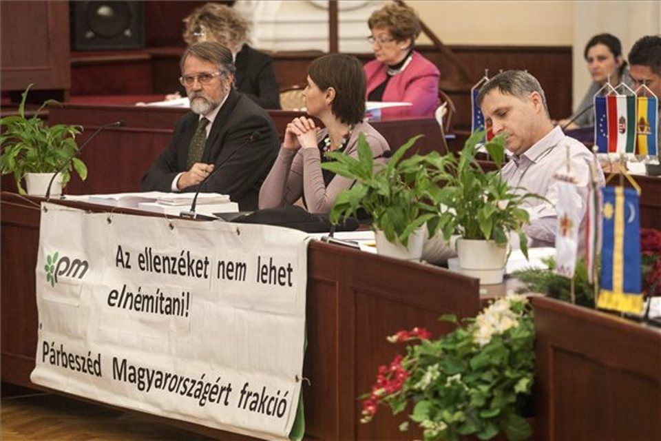 Párbeszéd Magyarországért fővárosi közgyűlés (Kaltenbach Jenő, Somfai Ágnes, Hanzély Ákos )