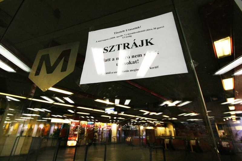 bkv sztrájk (bkv, sztrájk, metró, TNOR)