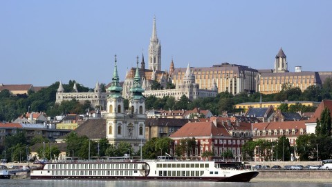 budapest panoráma (budapest, panoráma, illusztráció, turizmus)
