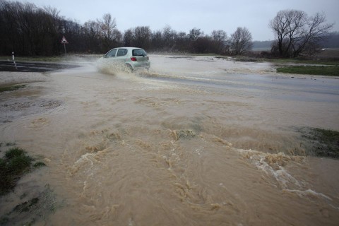 Árvíz Zalában (árvíz, zala megye,)