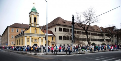 Ételosztás a Blahán (ételosztás, )