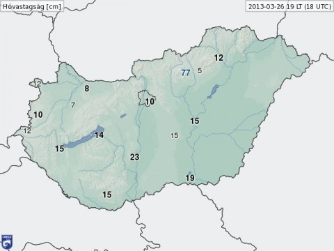 Kékestető (hótérkép, Kékestető)