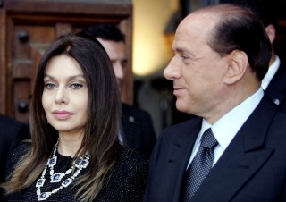 Silvio Berlusconi és Veronica Lario (silvio berlusconi, veronica lario, )
