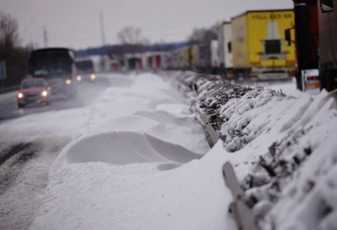 havas m1-es (havazás, hófúvás, m1-es autópálya, )