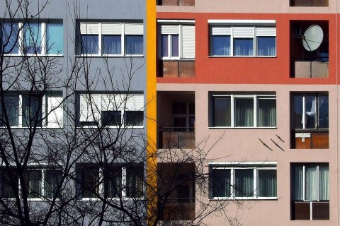 panel (panel, lakás, lakótelep, parabola antenna, )