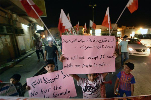 Bahreini Nagydíj (bahreini nagydíj, tüntetők, )