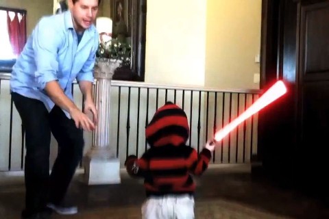 Csecsemő jedi (jedi, csecsemő, gyerek, fénykard, )