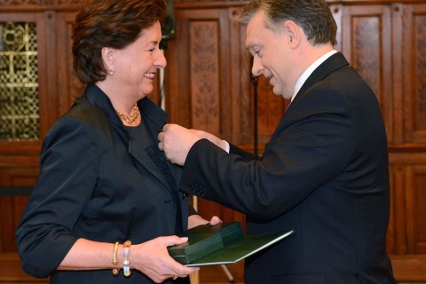 Degenfeld-Lindner Mária és orbán viktor (Degenfeld-Lindner Mária, orbán viktor, kitüntetés, )