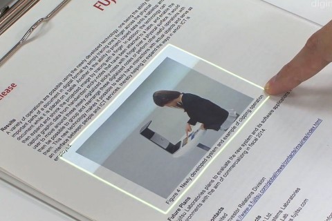 Papírból érintőképernyő (papír érintőképernyő, )