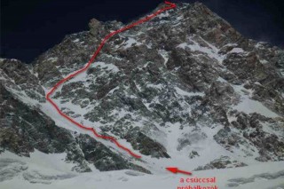 Kancsendzönga csúcsára vezető út, himalája (Kancsendzönga 8586 méter magas csúcsára vezető út)