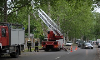 Tűzoltók a vihar után Szegeden (Tűzoltók a vihar után Szegeden)