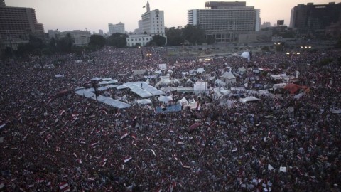 tüntetés kairóban (tüntetés, kairó, egyiptom, )