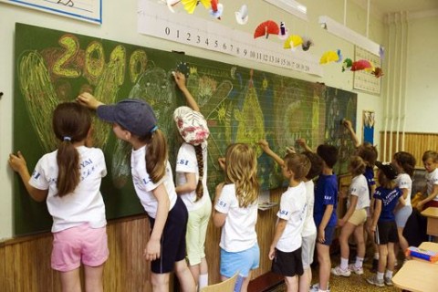 vakáció (vakáció, nyári szünet, iskola, )