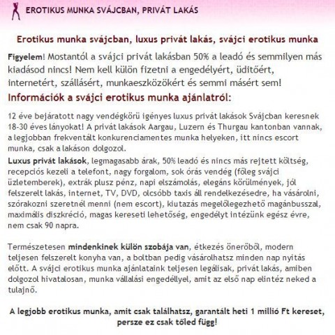 Hirdetés (szexmunka)