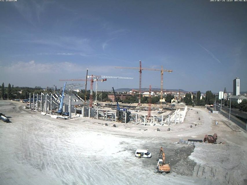 új albert stadion építés alatt (albert stadion)