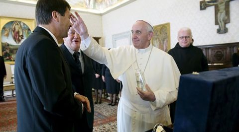 Áder János, Ferenc pápa (áder jános, ferenc pápa)