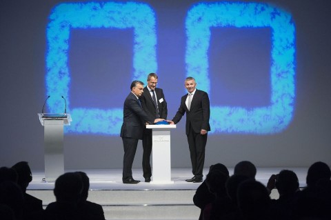 Grundfos gyáravató (orbán viktor, )