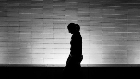 árnyék nő (árnyék, sziluett, )