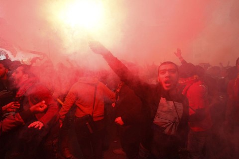 egyiptomi futballhuligánok pere (egyiptom, futballhuliganizmus, )
