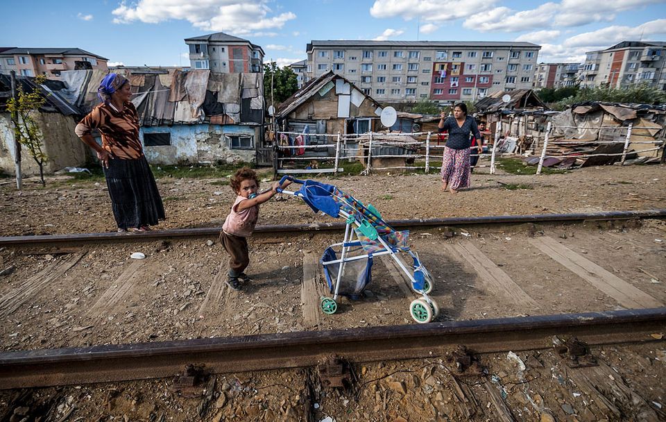 nagybányai romatelep (nagybánya, romák, nyomortelep)