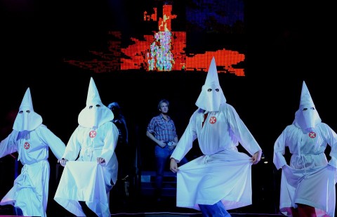 Ku Klux Klán (rasszista, fajvédelem, usa, )