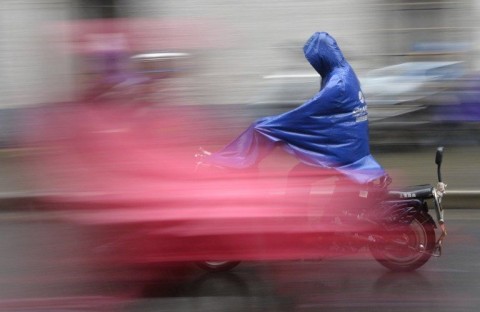 Robogs Kínában (kína, robogó, )