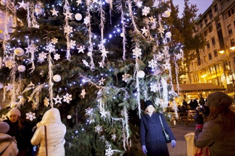 városi karácsonyfa (karácsonyfa, )